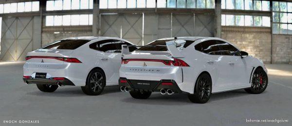 Mitsubishi EVO 11 _rear view