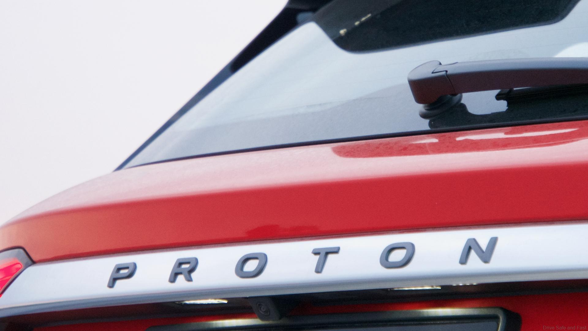 Proton X50 Flagship rear badging