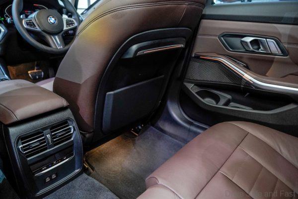 legroom of the BMW 330Li M Sport CKD Malaysia