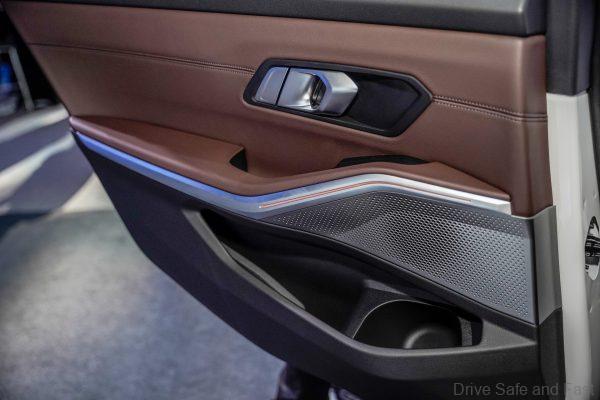 door cards of the BMW 330Li M Sport CKD Malaysia