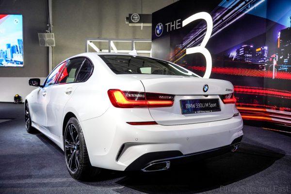 taillights of the BMW 330Li M Sport CKD Malaysia
