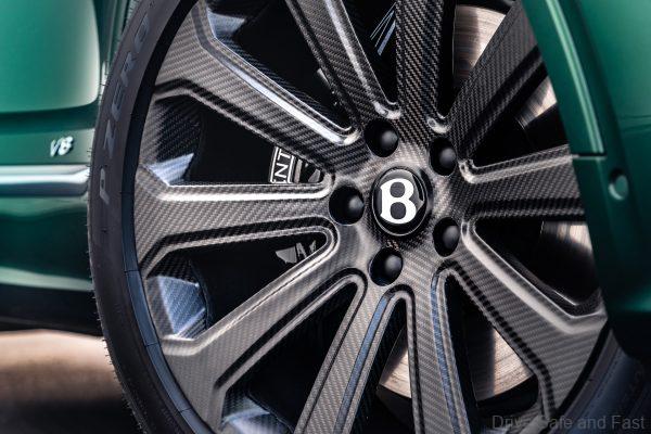 Bentley Carbon wheel on Bentley Bentayga