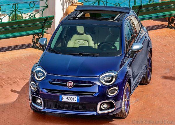 Fiat 500X Yachting front