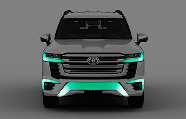 Modellista parts for Land Cruiser 3D sketch of front