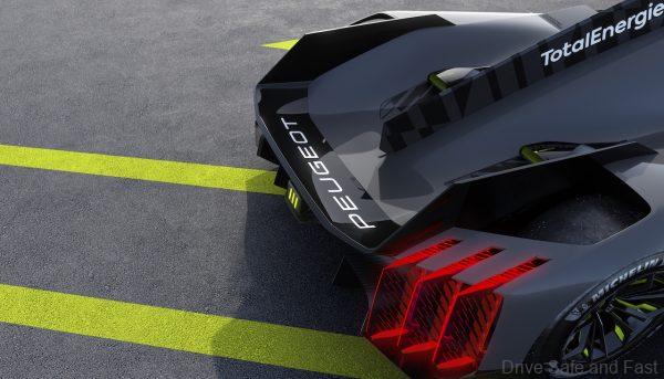 Peugeot 9X8 Le Mans taillight