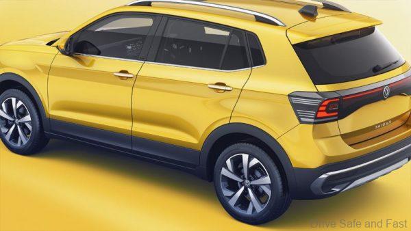 Volkswagen Taigun rear teaser