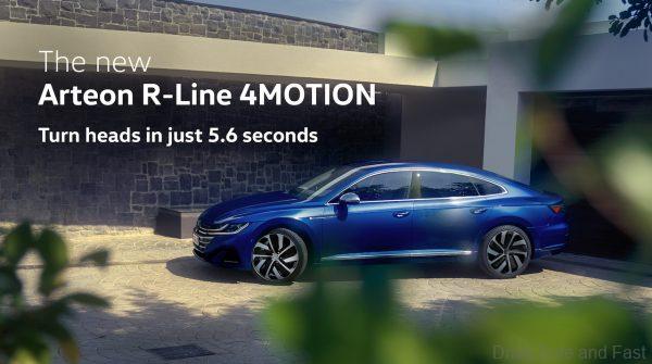 Volkswagen Arteon R Line 4Motion Malaysia brochure side view
