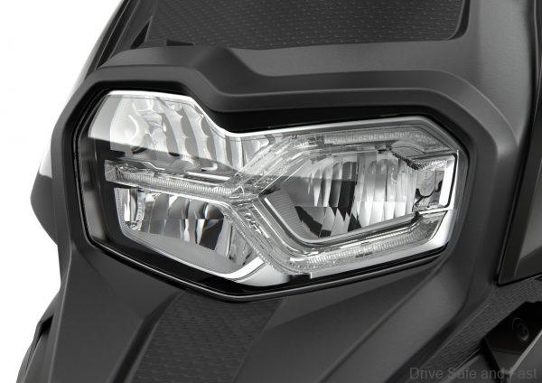 BMW C300 X front LED headlights