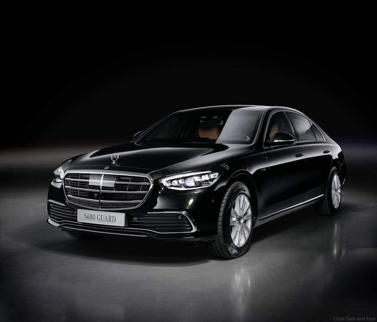 Mercedes-Benz S 680 GUARD 4MATIC exterior: onyx black metallic; interior: Leather exclusive siena brown/black