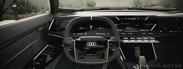 Audi Skysphere Concept steering wheel