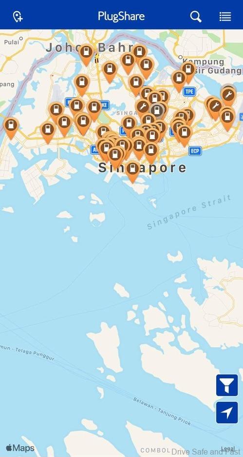 DC Fast Charging Stations in Singapore