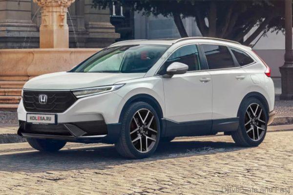 Honda CR-V 2022 Model Rendering 