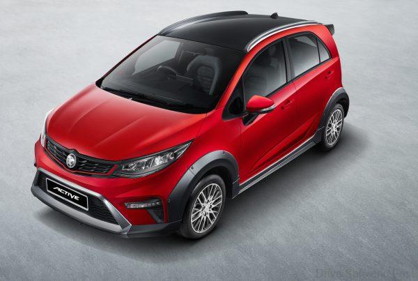 2022 Proton Iriz Active Passion red