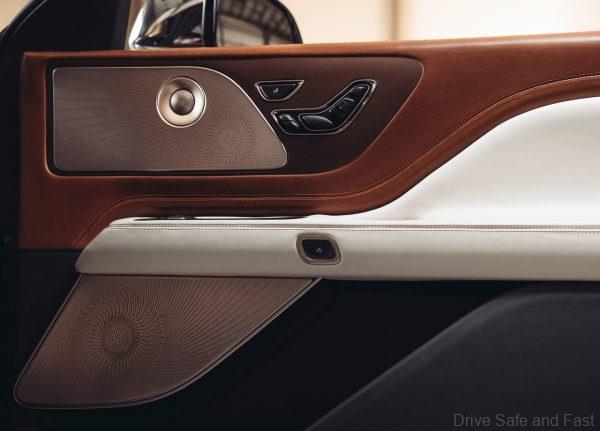 Lincoln Aviator Shinola Concept door cards