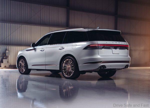 Lincoln Aviator Shinola Concept rear three quarter