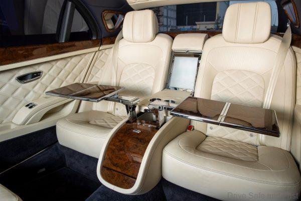 Bentley Mulsanne Grand Limousine Interior picnic tables