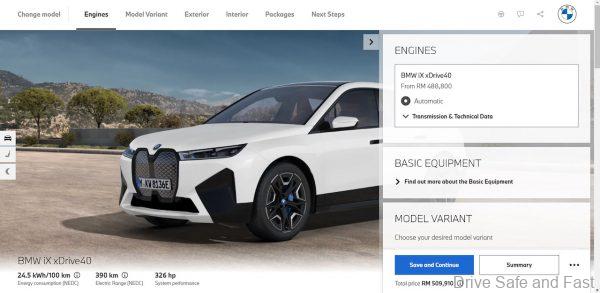 BMW iX Configurator Now Available For Malaysian Customers