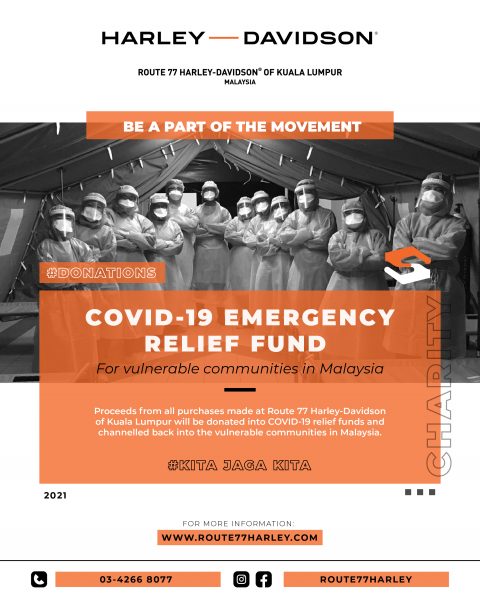 Route 77 Harley-Davidson Of KL Sets Up COVID Relief Fund