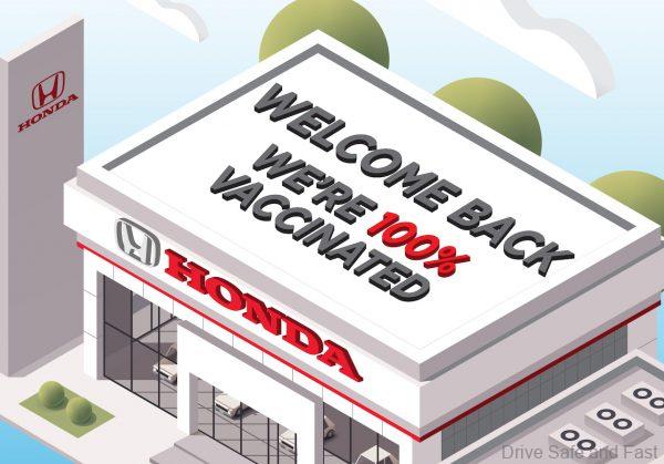 Honda I am vaccinated cover