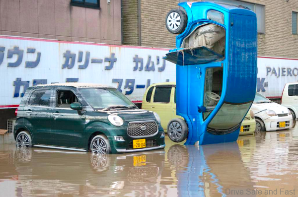 flood write-off in Japan