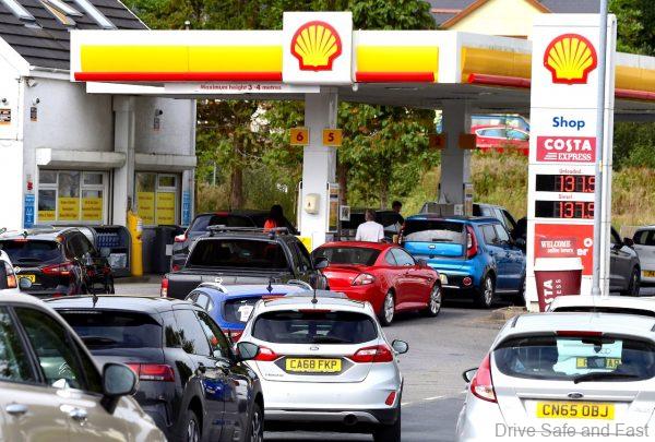 UK Fuel Crisis At Shell Stations