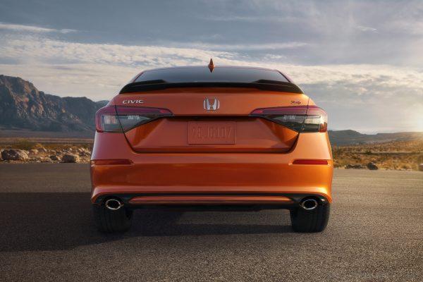 rear 2022 HONDA CIVIC Si 11th generation
