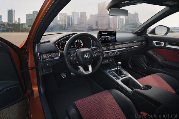 USA 2022 HONDA CIVIC Si 11th generation Interior