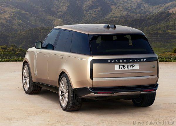 Rear of the 5th generation Range Rover