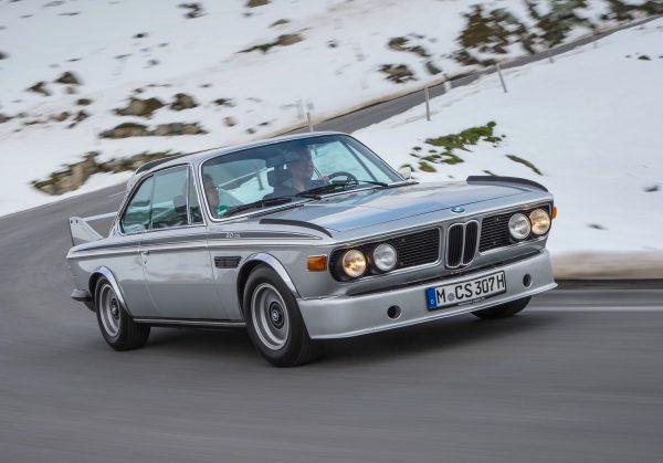 BMW 3.0 CSL silver highway