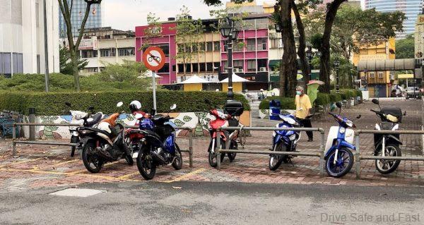 Big Bikes parking spots