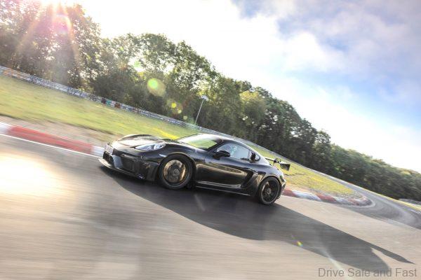 Porsche 718 Cayman GT4 RS on track