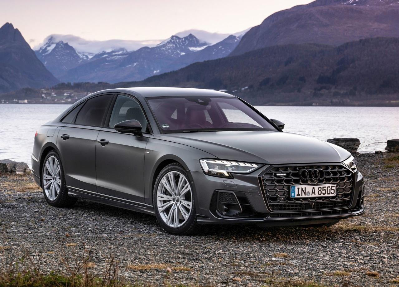 Audi A8 facelift front end