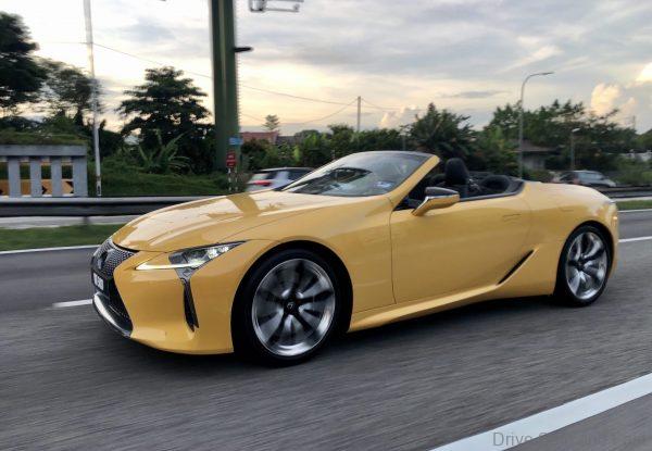 Lexus LC500 Topless Drive