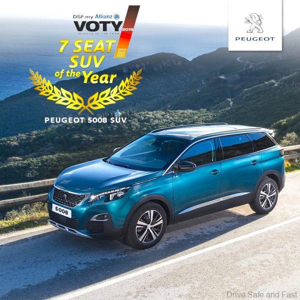 Peugeot 5008 VOTY 2019 win