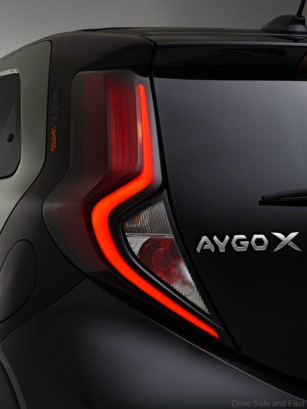 Toyota Aygo X rear lights