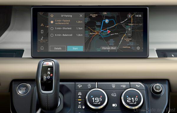 2020 Land Rover Defender navigation