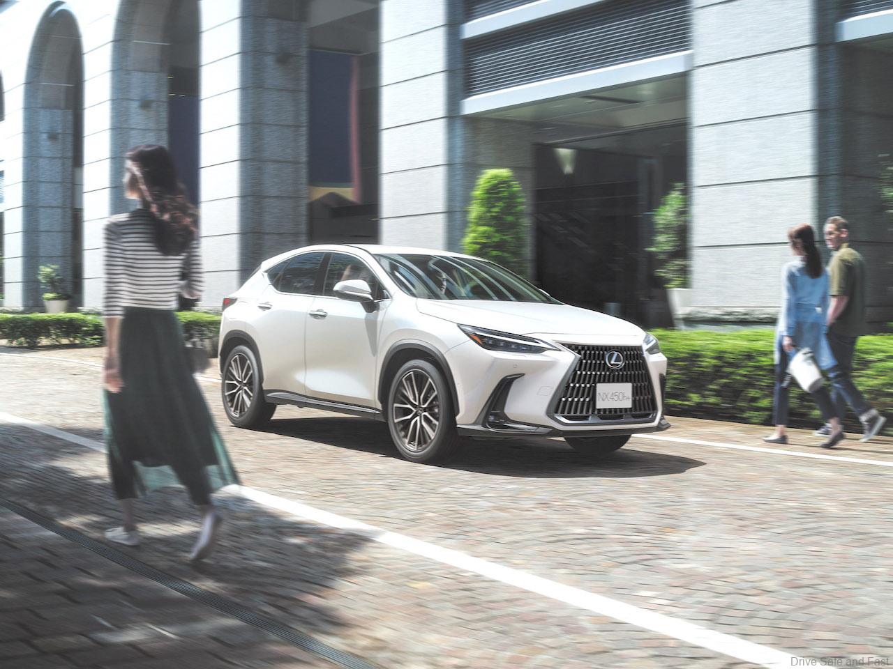 Lexus NX PHEV front in motion