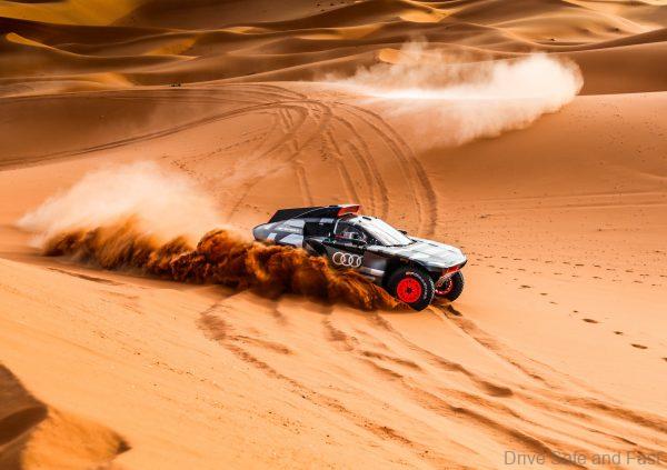 Audi RS Q e-tron preparing for Dakar Rally