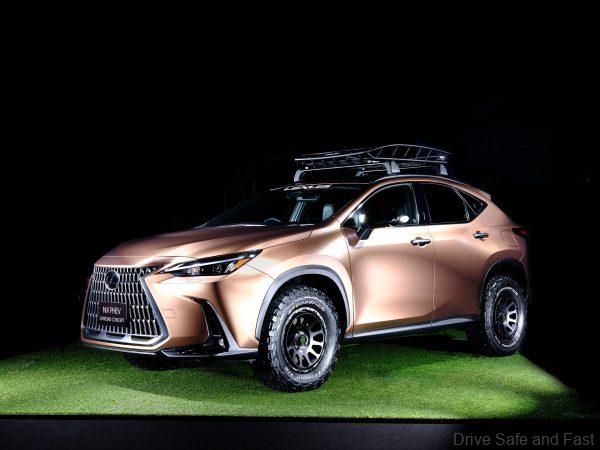 Lexus NX PHEV Offroad Concept in Iron Oxide