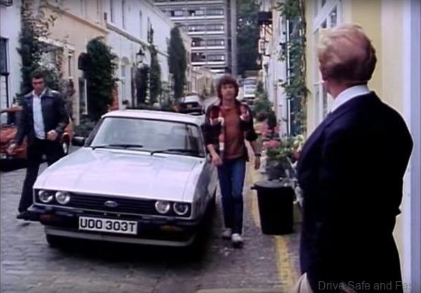 Ford Capri driven by the Professionals.
