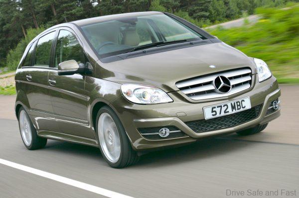 Mercedes Benz B-Class headlights