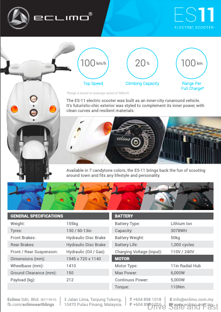 ECLIMO electric scooter