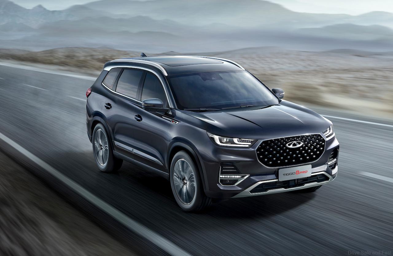 Chery tiggo 8 pro in motion