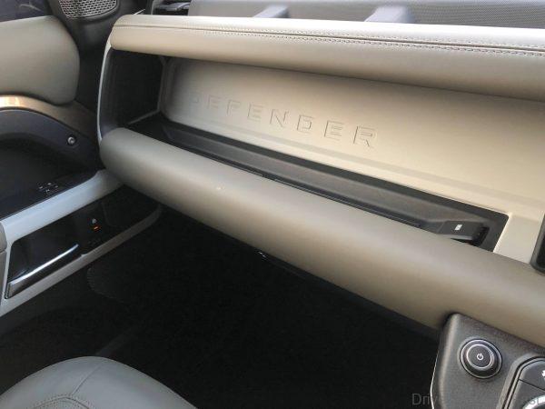 Land Rover Defender P400 cabin