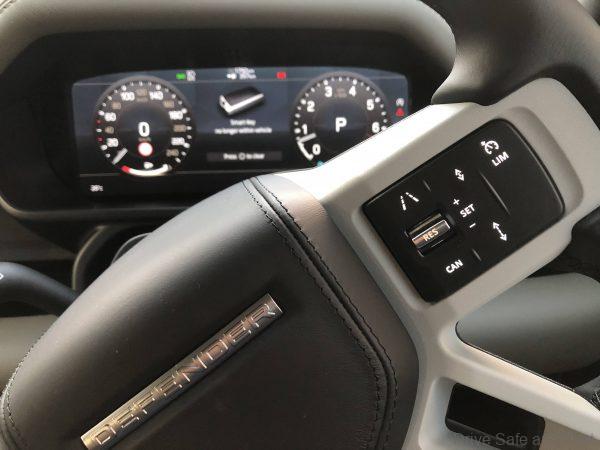 Land Rover Defender P400 steering