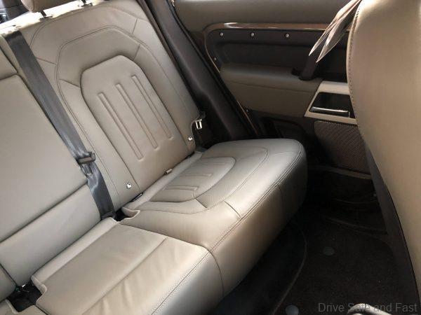 Land Rover Defender P400 rear seat
