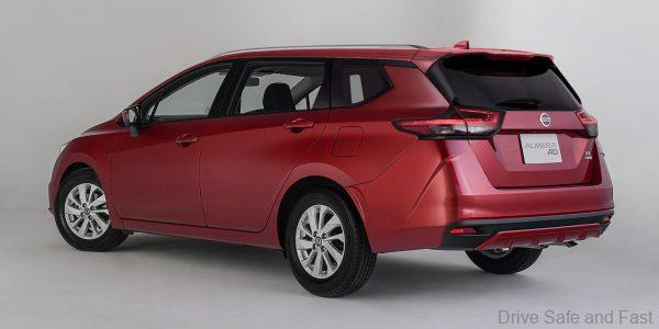 Nissan Almera AD Wagon rear render by Theo Chin