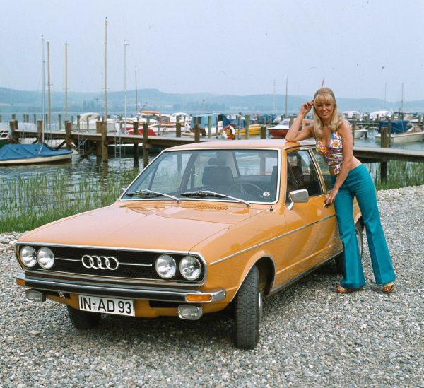 Audi 80 GL, model year 1973 - historical advertising motive