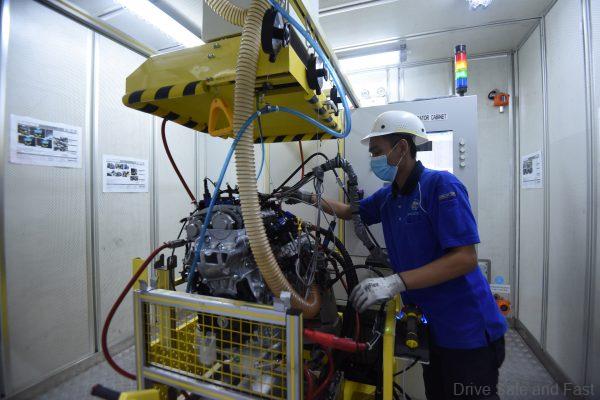 proton tanjung malim geely 1.5 tgdi engine assembly