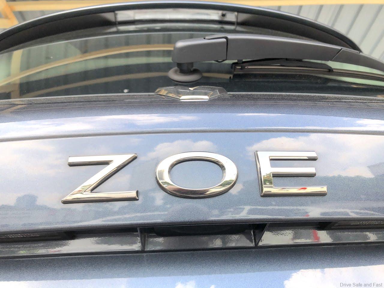 ZOE nameplate
